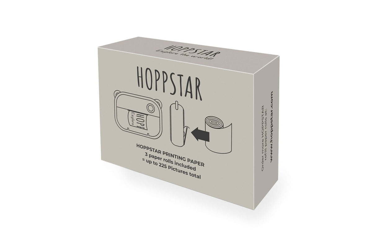 Hoppstar 3x Papírtekercs - Fehér