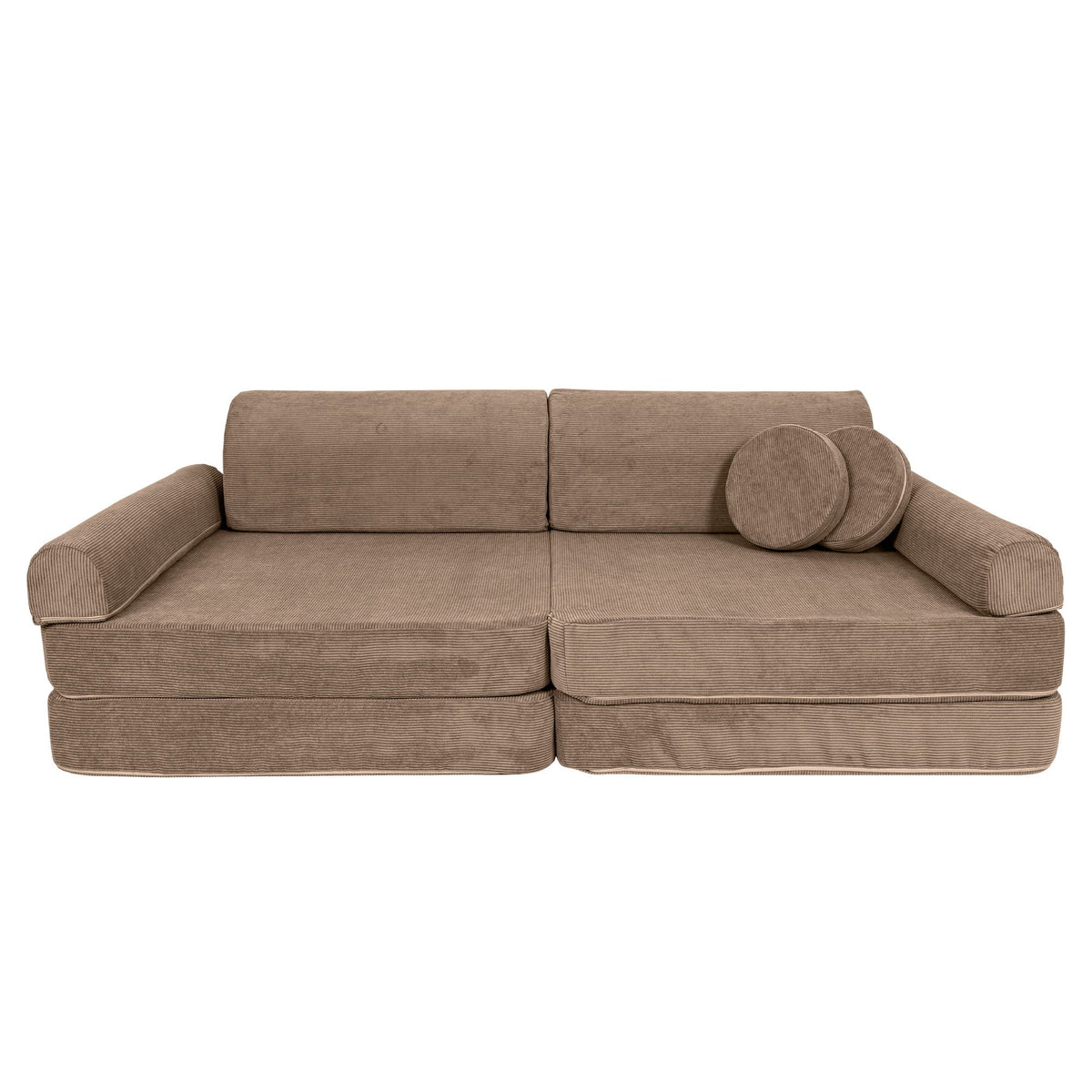 Large Modular Sofa for Kids - Slimcord Corduroy Brown