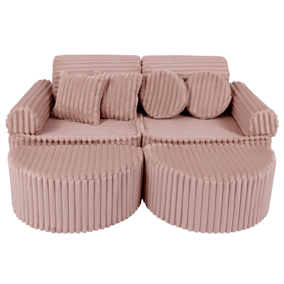 Medium Modular Sofa for Kids - Churros Pink Plus