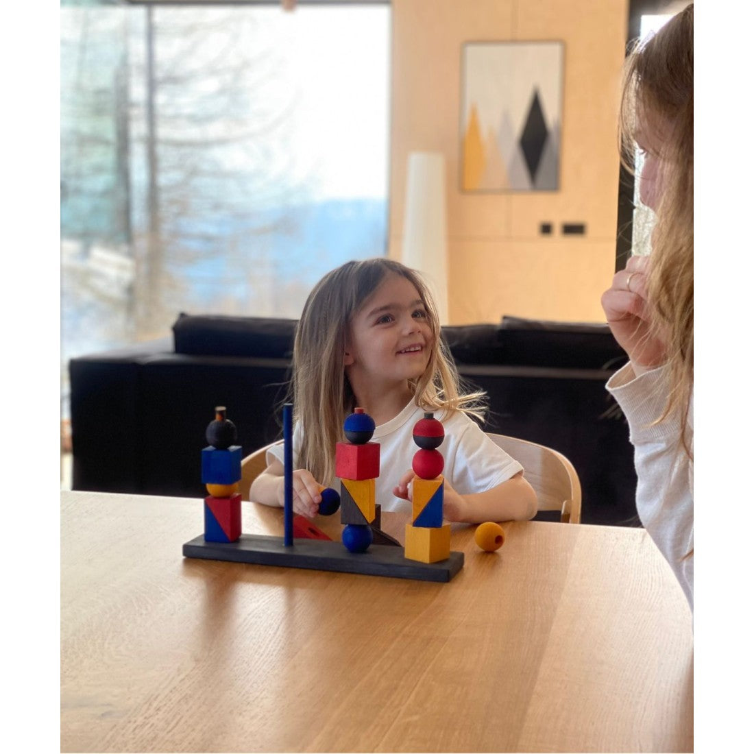 Montessori-ihletésű Modern Toronyépítő Modern X