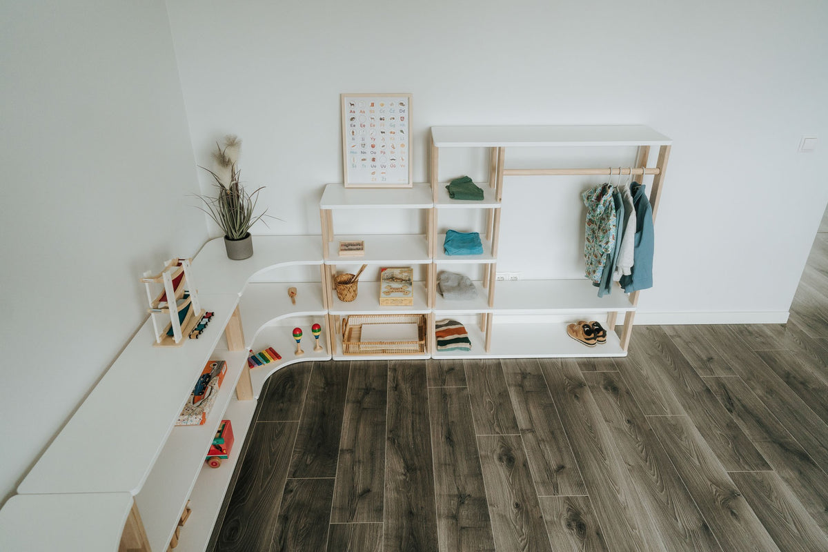 Moduláris Montessori Ruhásszekrény