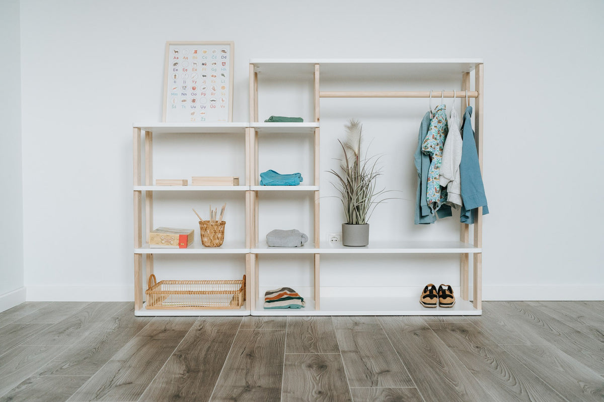 Moduláris Montessori Ruhásszekrény