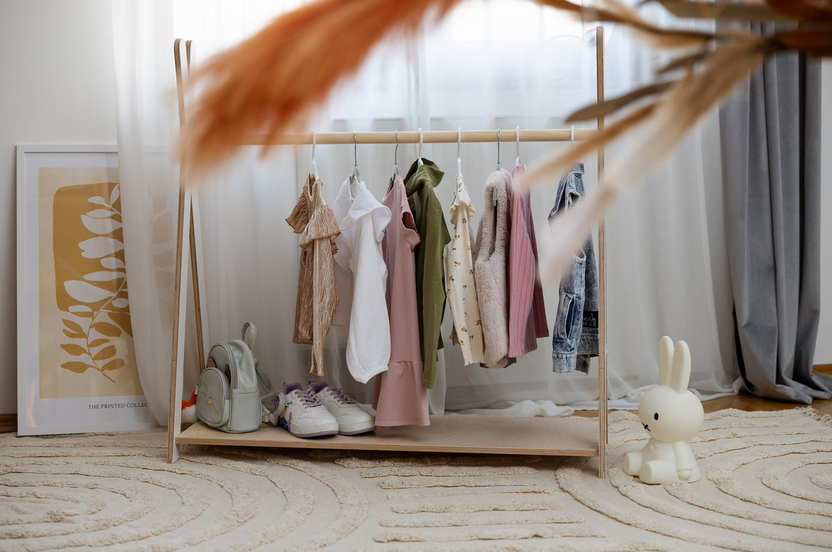 Tipi Clothing Rack For Children - Large White