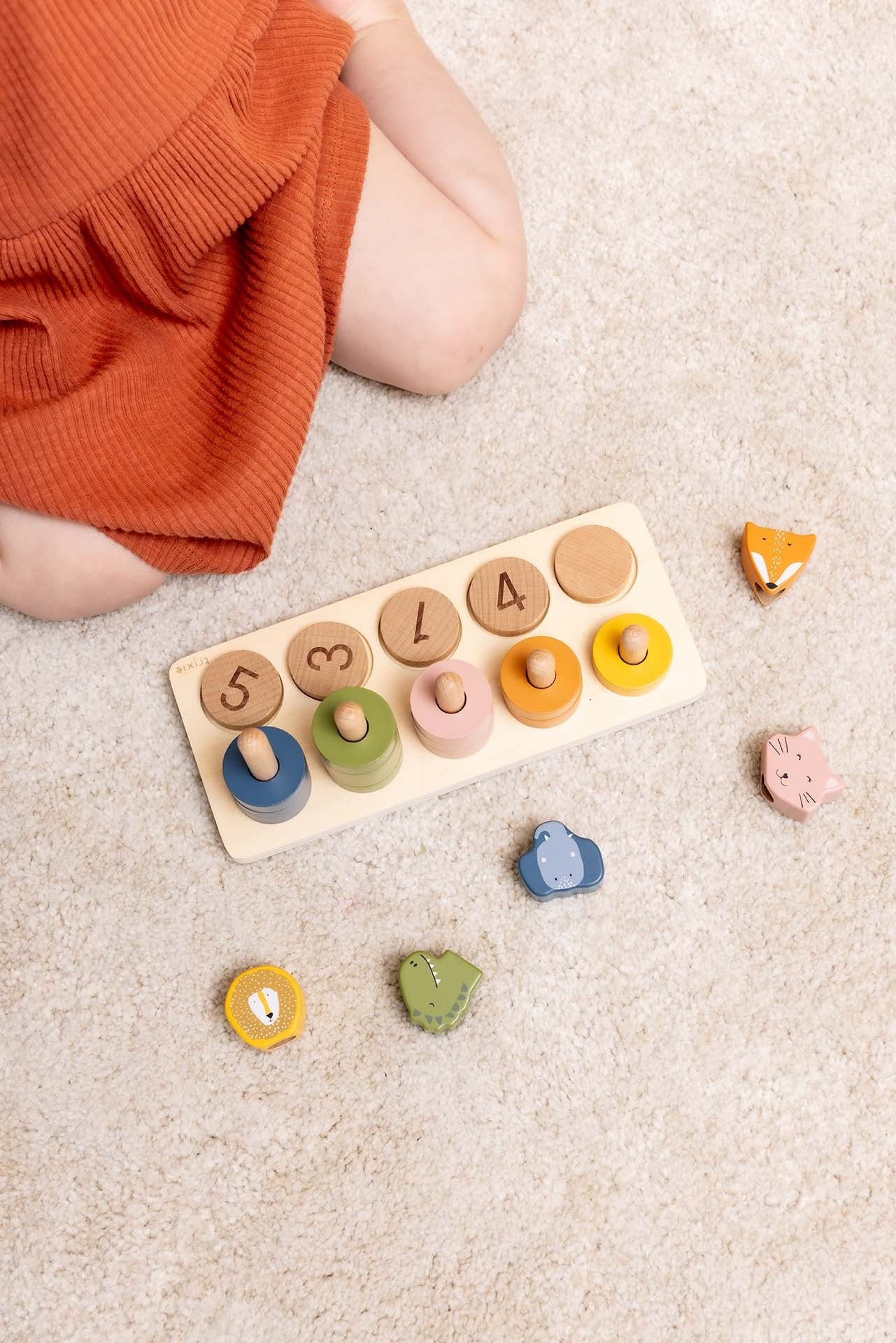 Fa Számláló Puzzle 0-5
